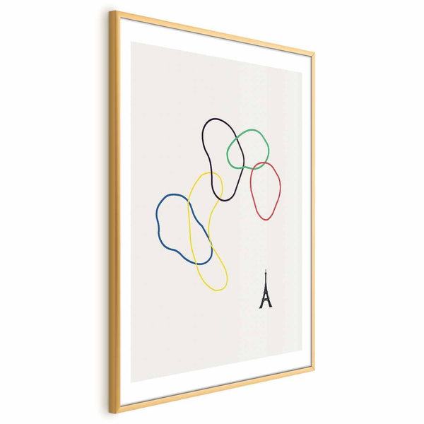 Poster - Colorful Circles - digital graphic - minimalism