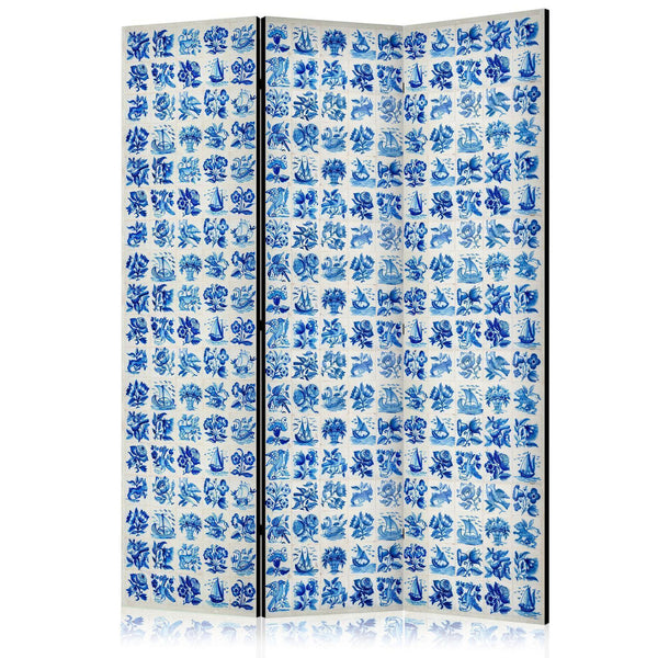 Paravento - Ceramic Tiles - Traditional Portuguese Blue Tiles Azulejos