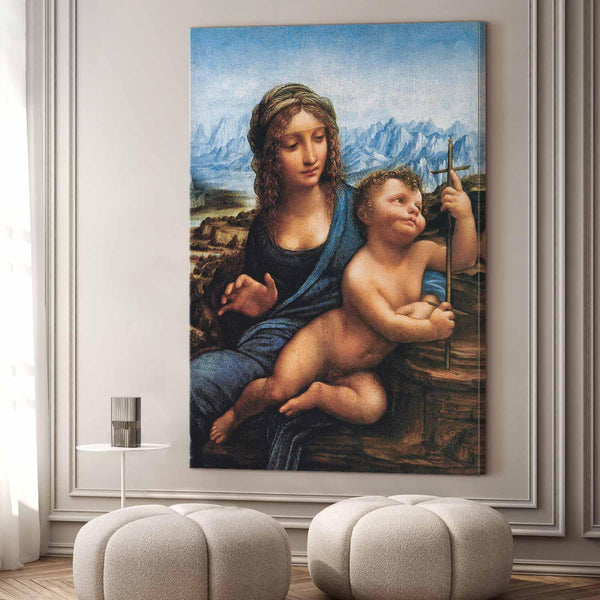 Quadro XXL - Leonardo da Vinci – Madonna of the Yarnwinder