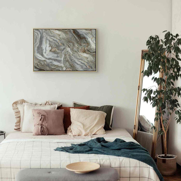 Quadro - Stone abstractions – marble structures in neutral shades