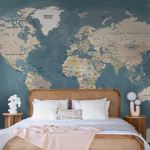 Carta da parati - Vintage World Map