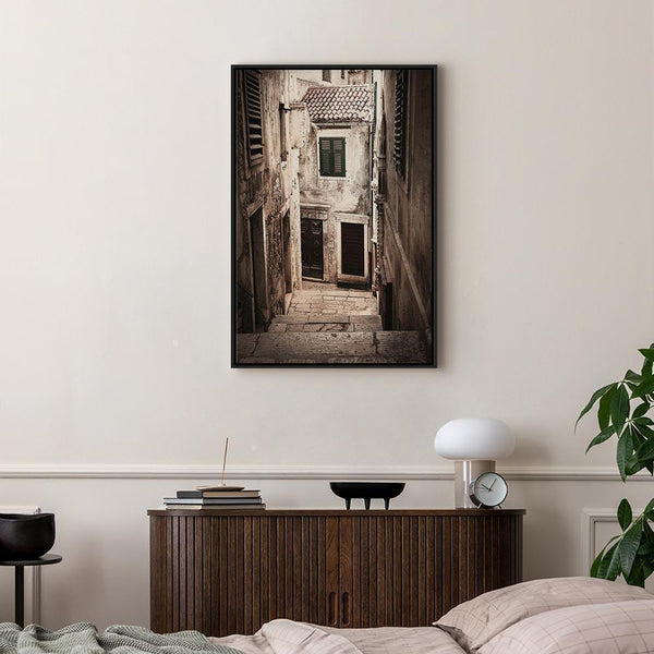 Quadro - Retro Alley (1 Part) Vertical
