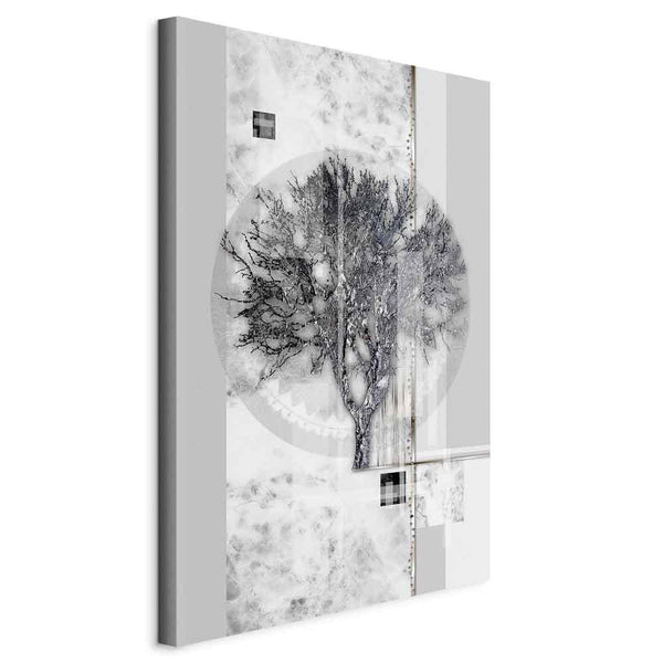 Quadro - Silver Tree (1 Part) Vertical