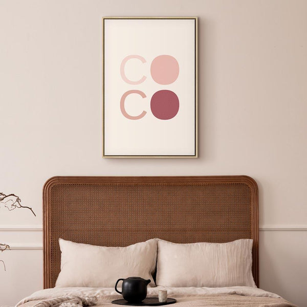 Quadro - Pink Coco (1 Part) Vertical