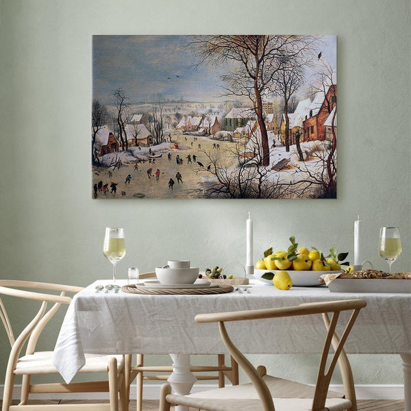 Quadro - Pieter Bruegel the Elder – Winter Landscape with Birdtrap