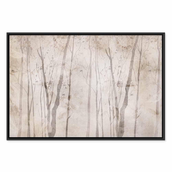 Quadro - Beige Forest of Thoughts (1 Part) Wide