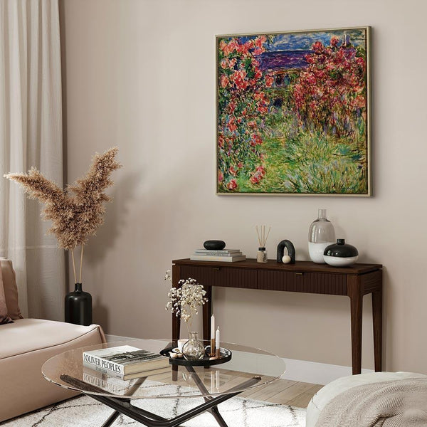 Quadro - Claude Monet – La maison dans les roses