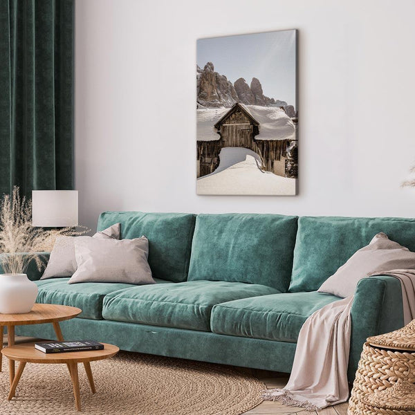 Quadro - Winter in the Dolomites (1 Part) Vertical