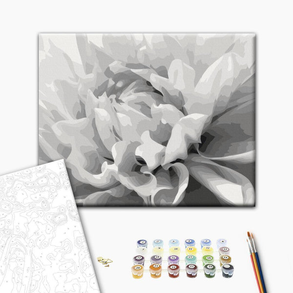 Quadro fai da te - Black & White Flower