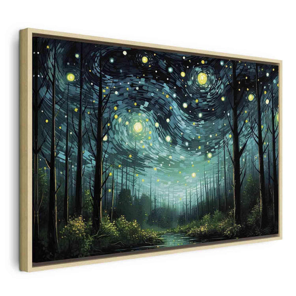 Quadro - Starry night - a contemporary version of Van Gogh's night sky