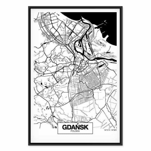 Quadro - City Plan: Gdansk (1 Part) Vertical