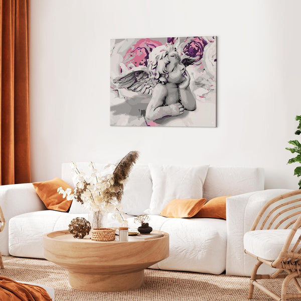 Quadro fai da te - Angel (Flowers In The Background)