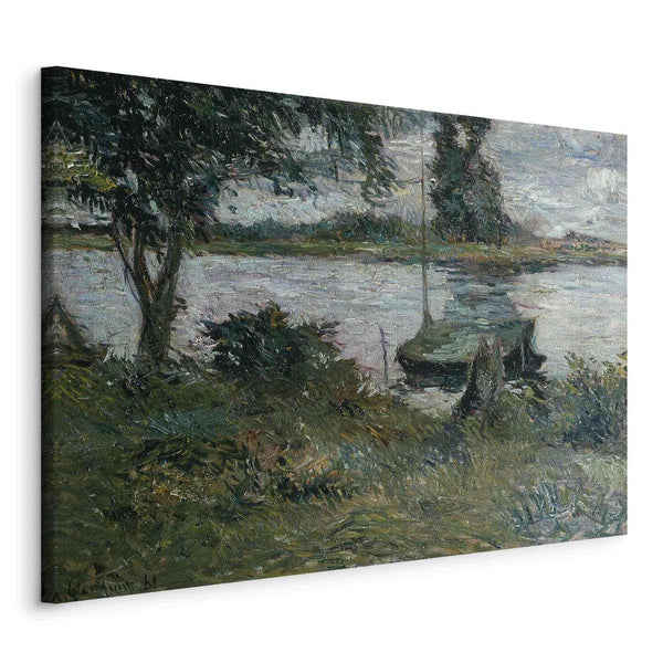 Quadro - Paul Gauguin – Flußufer