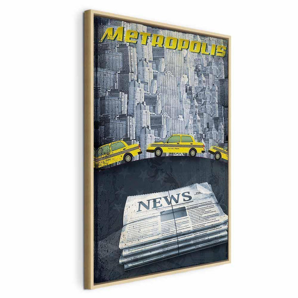 Quadro - Metropolis (1 Part) Vertical