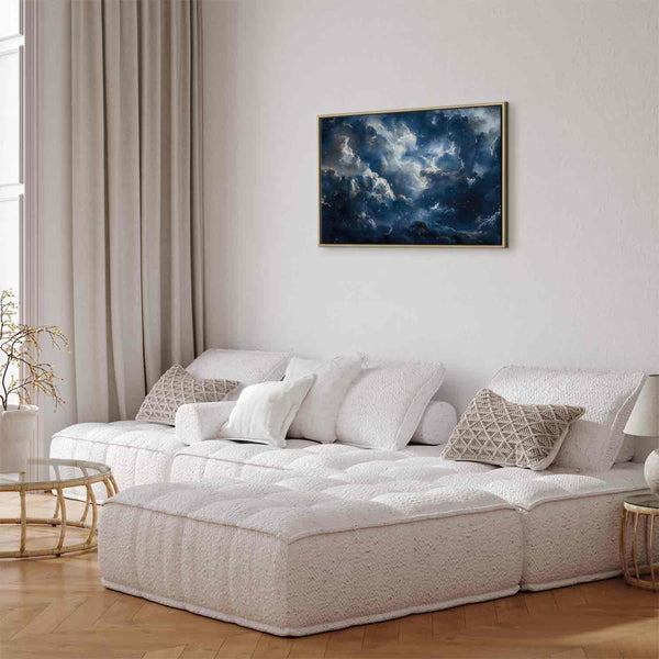 Quadro - Astronomical Wonders: Clouds and Stars in Harmonious Combination