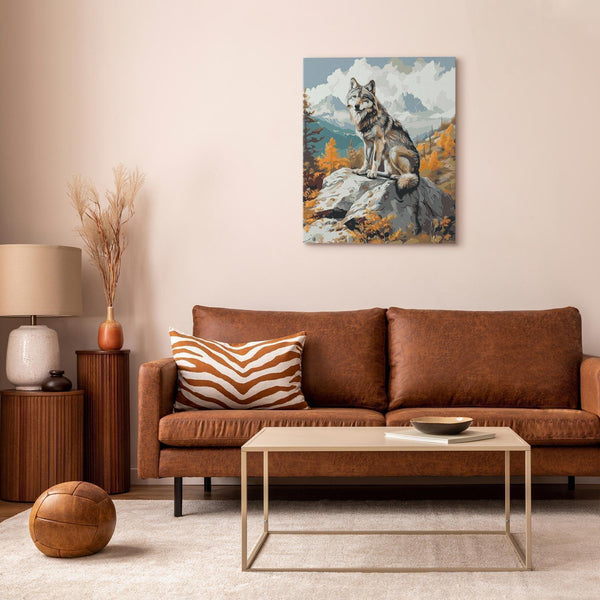 Quadro fai da te - Mountain wolf