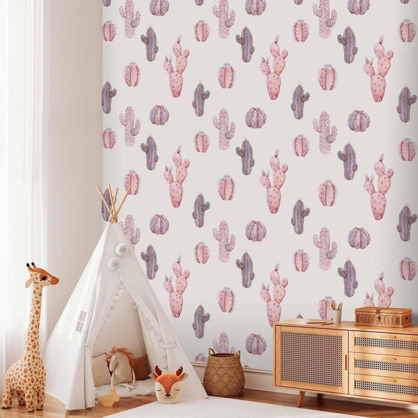 Tappezzeria murale - Pink Cacti