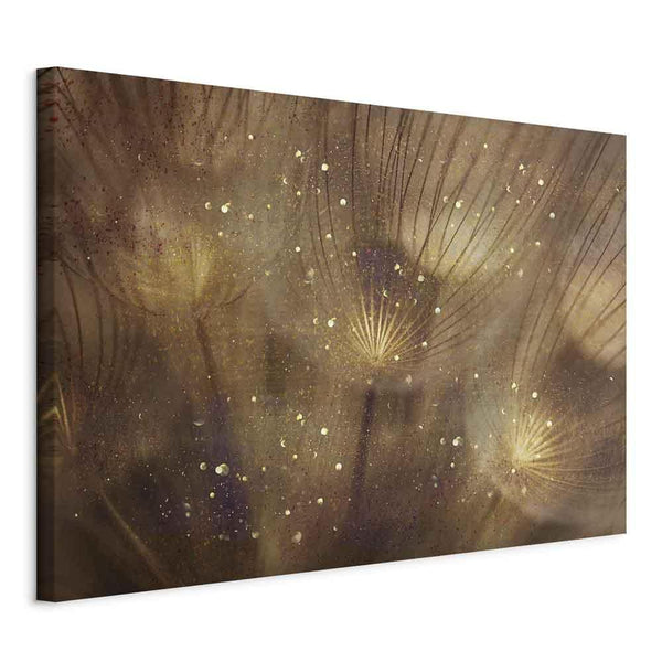 Quadro - Golden Dandelions (1 Part) Wide