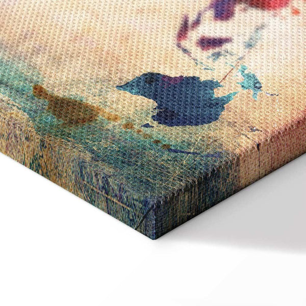 Quadro - Rainbow Map (triptych)