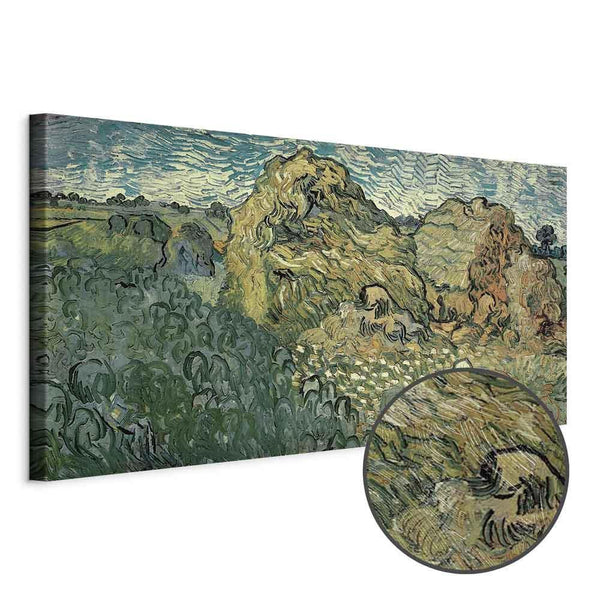 Quadro - Vincent Van Gogh – Field with Wheat Stacks
