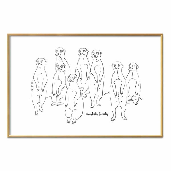 Poster - Meerkat Family