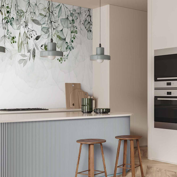 Carta da parati - Foggy Nature - Green