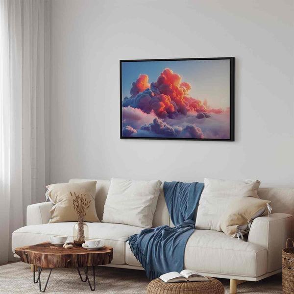 Quadro - Twilight Spectacle: Clouds in Shades of Pink and Violet