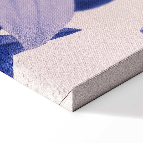 Quadro - Beauty in the Eyes - Inspirational Quote with Pink Bust and Flowers