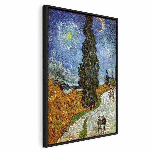 Quadro - Vincent van Gogh – Road with Cypress and Star