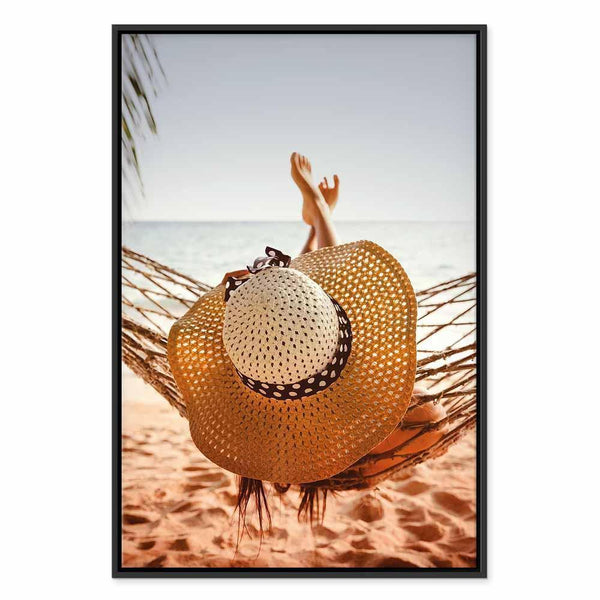 Quadro - Hammock on the Beach (1 Part) Vertical