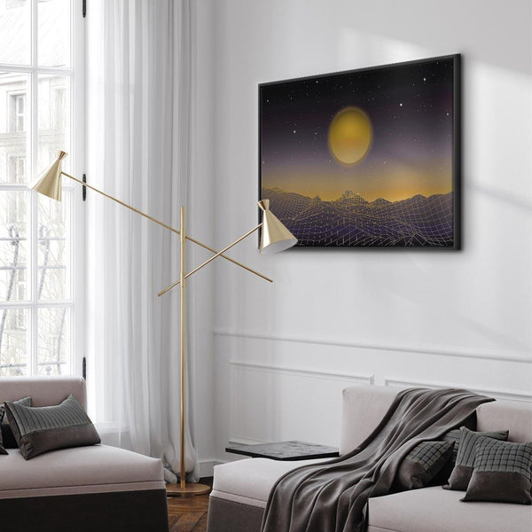 Quadro - Futuristic landscape 3 (1 Part) Wide