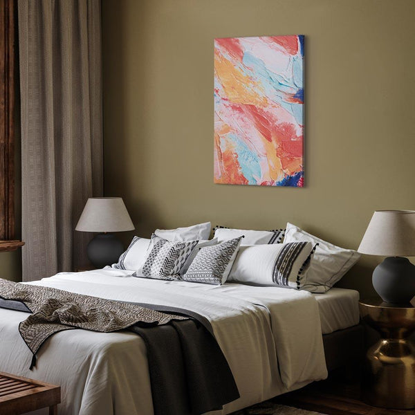 Quadro - Spring Shades - A Colorful Mix of Warm and Cool Tones on Canvas