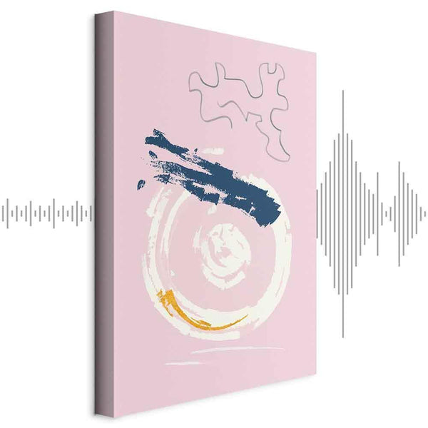Quadro - Pink Accent (1 Part) Vertical