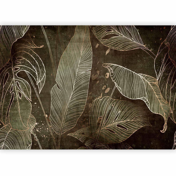 Carta da parati - In a labyrinth of leaves