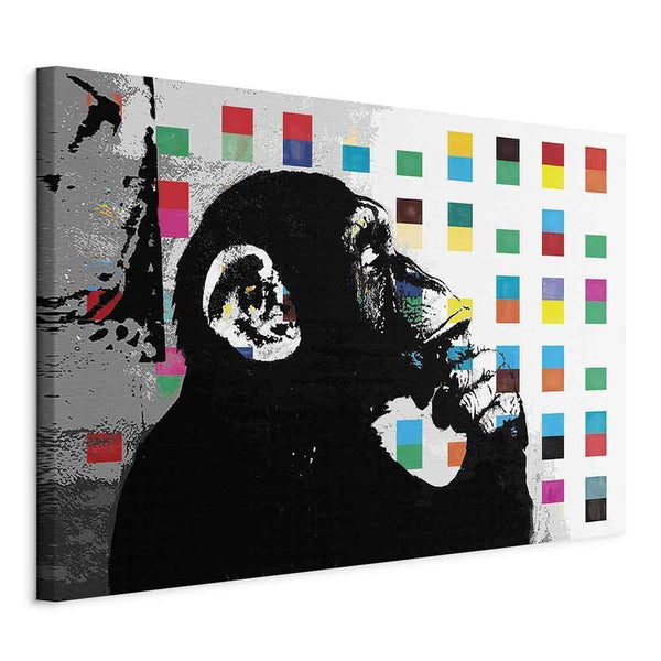 Quadro - Banksy The Thinker Monkey