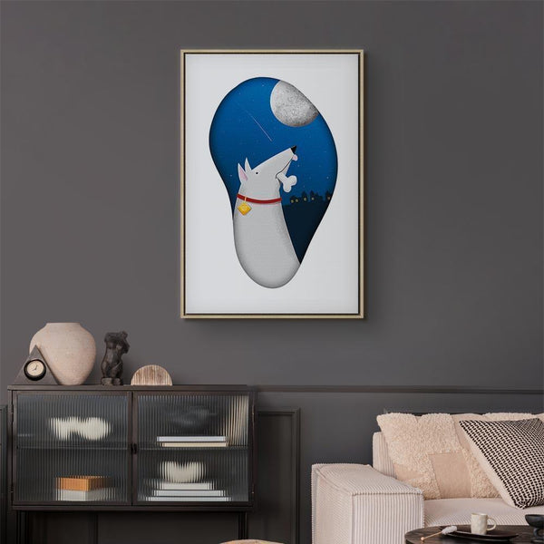 Quadro - Dog Dreams (1 Part) Vertical