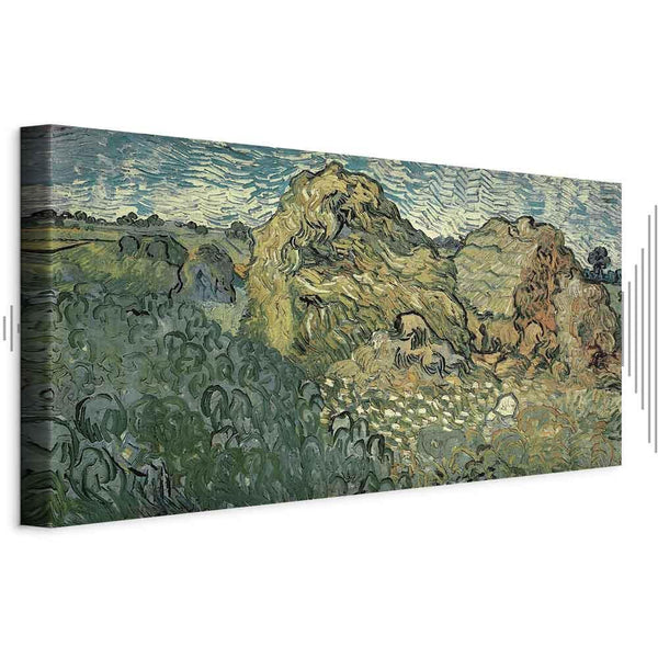Quadro - Vincent Van Gogh – Field with Wheat Stacks