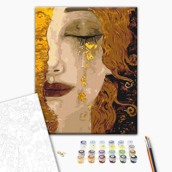 Quadro fai da te - Gustav Klimt – Golden Tears