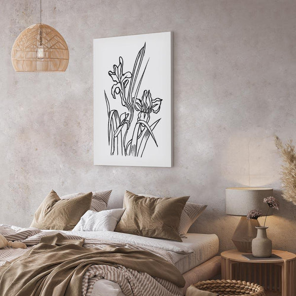 Quadro - Love Irises (1 Part) Vertical