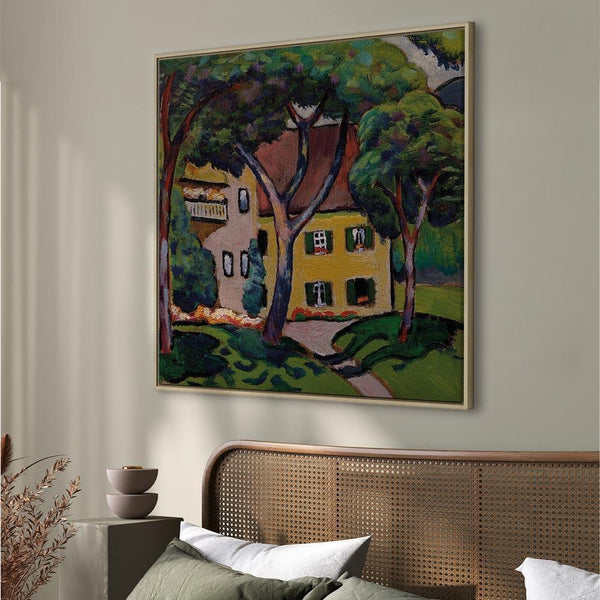 Quadro - August Macke – Staudacherhaus in Tegernsee