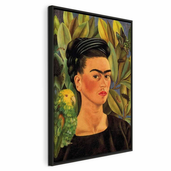 Quadro - Frida Kahlo – Self-Portrait with Bonito