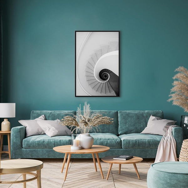 Quadro - White Stairs (1 Part) Vertical