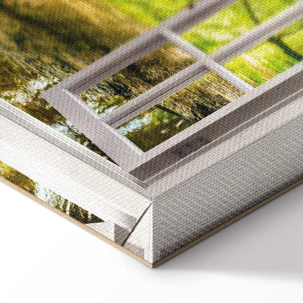 Quadro - Window: View on Forest