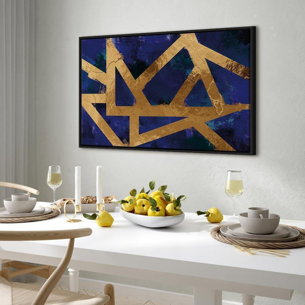Quadro - Golden Geometry (1 Part) Wide