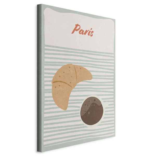 Quadro - Parisian Breakfast (1 Part) Vertical