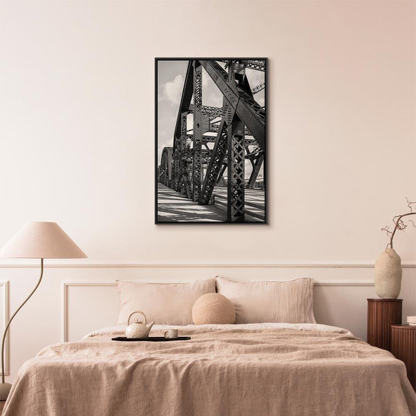 Quadro - Bridge at Morning (1 Part) Vertical