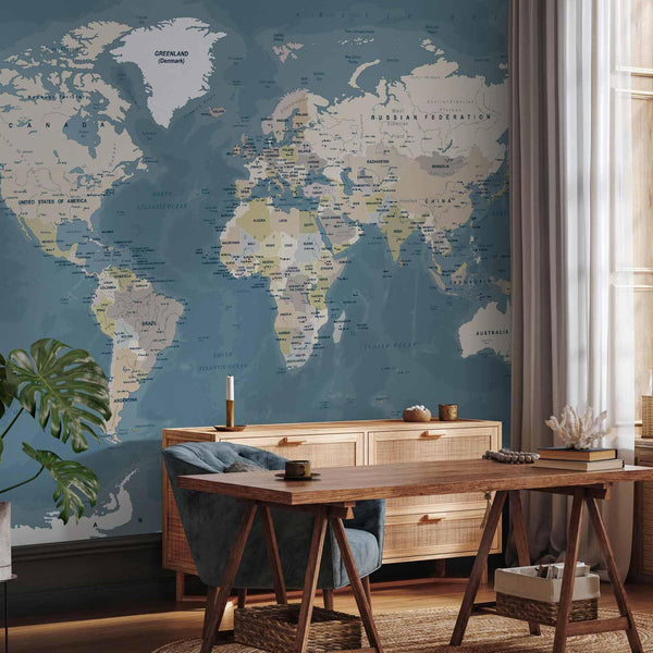 Carta da parati - Vintage World Map