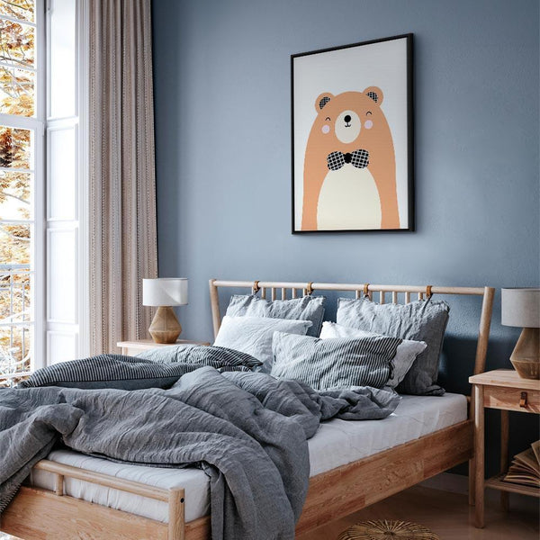 Quadro - Teddy Bear in Bow Tie (1 Part) Vertical