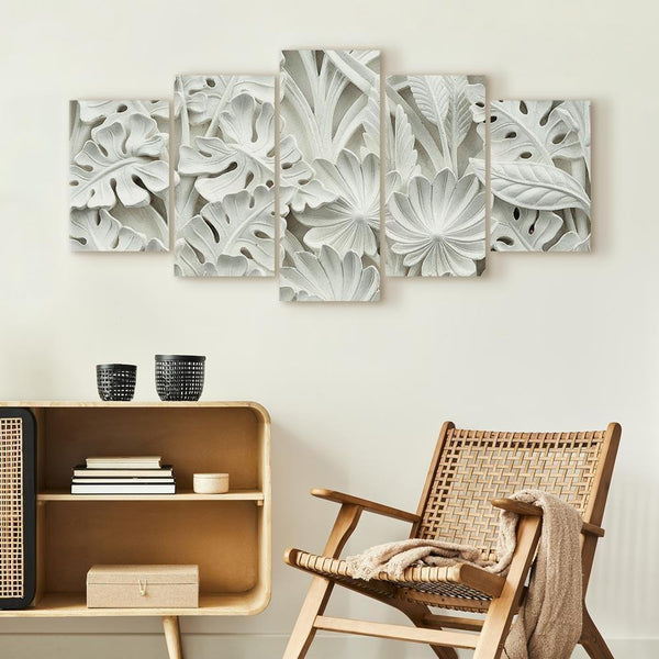 Quadro - Alabaster Garden (5 Parts) Wide
