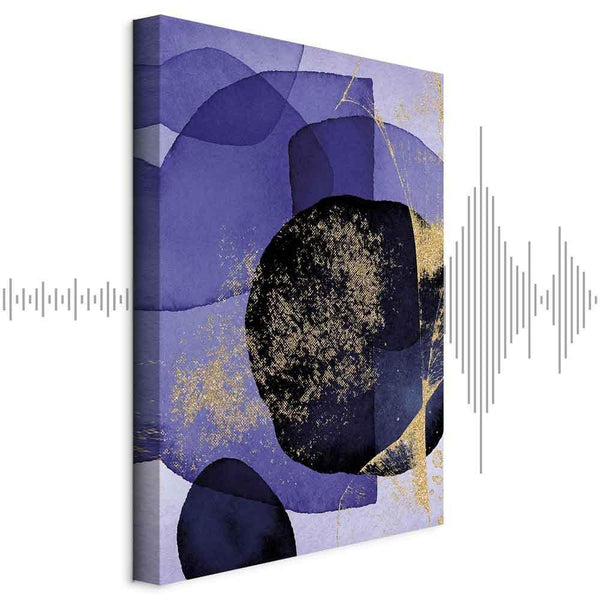 Quadro - Purple Kaleidoscope (1 Part) Vertical